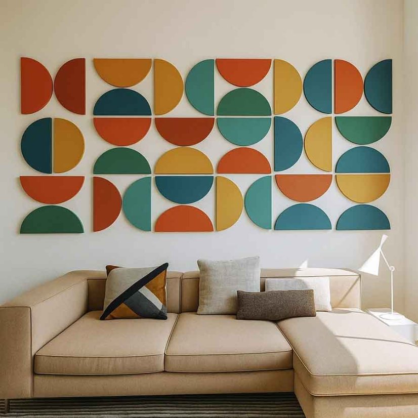 Filcové polkruhy Semi Art