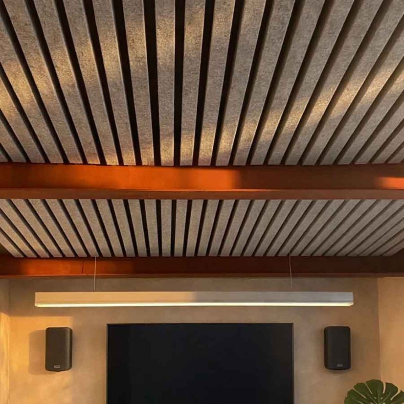 lamely Felt line farba silver grey 40x40mm