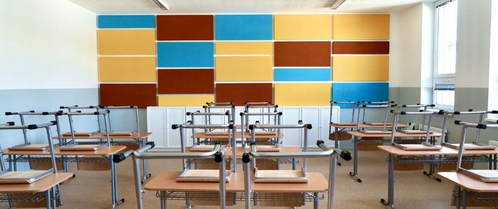 tlmenie hluku v školách akustické panely pre školy 